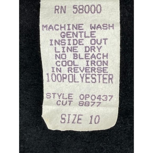 Vintage Petites by Willi USA Women's Faux Suede Rhinestone Crop Jacket Size 10 - Picture 7 of 12